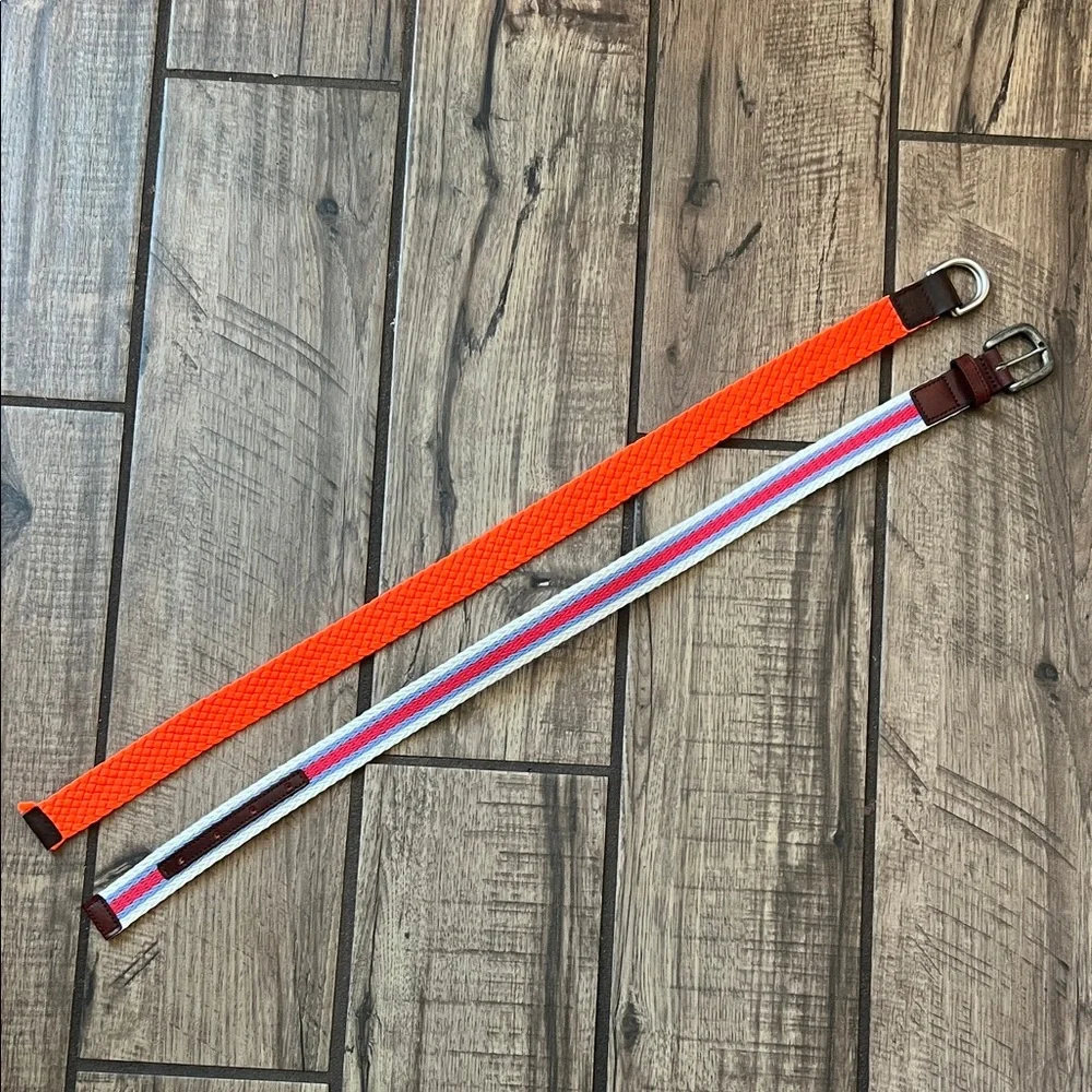 Bright Orange and Multicolor Kids' Belts